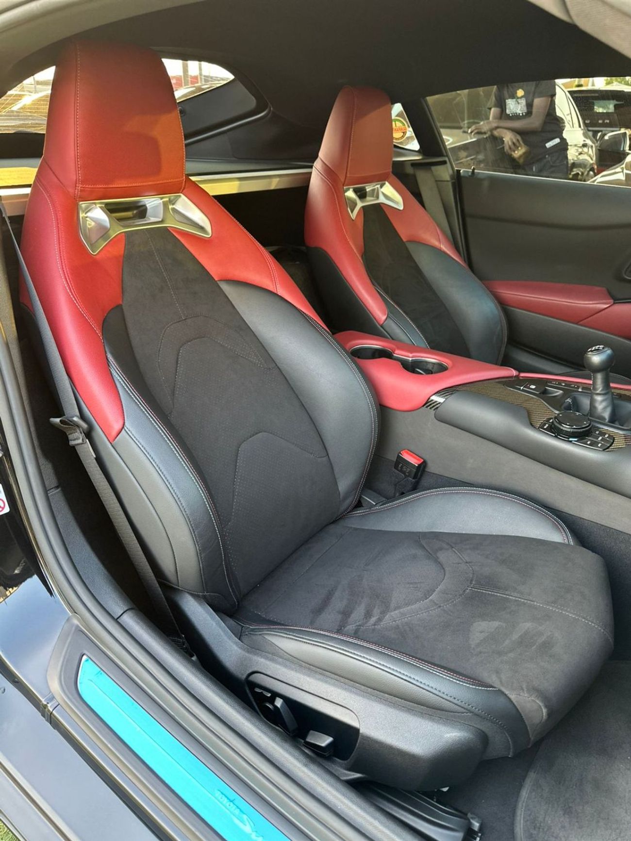 تويوتا سوبرا تويوتا سوبرا GR V6 خليجي صبغ وكالة تشييكات وكاله تحت الضمان جير عادى بحاله ممتازه