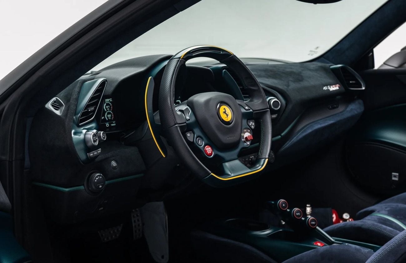 Ferrari 488 3.9L V8 Twin-Turbocharged Engine