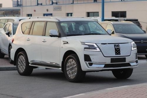 نيسان باترول PLATINUM 5.6L V8, LEATHER SEAT, ELECTRIC SEAT, 360 CAMERA, SUNROOF, ALLOY WHEELS, MODEL 2023 FOR EXP