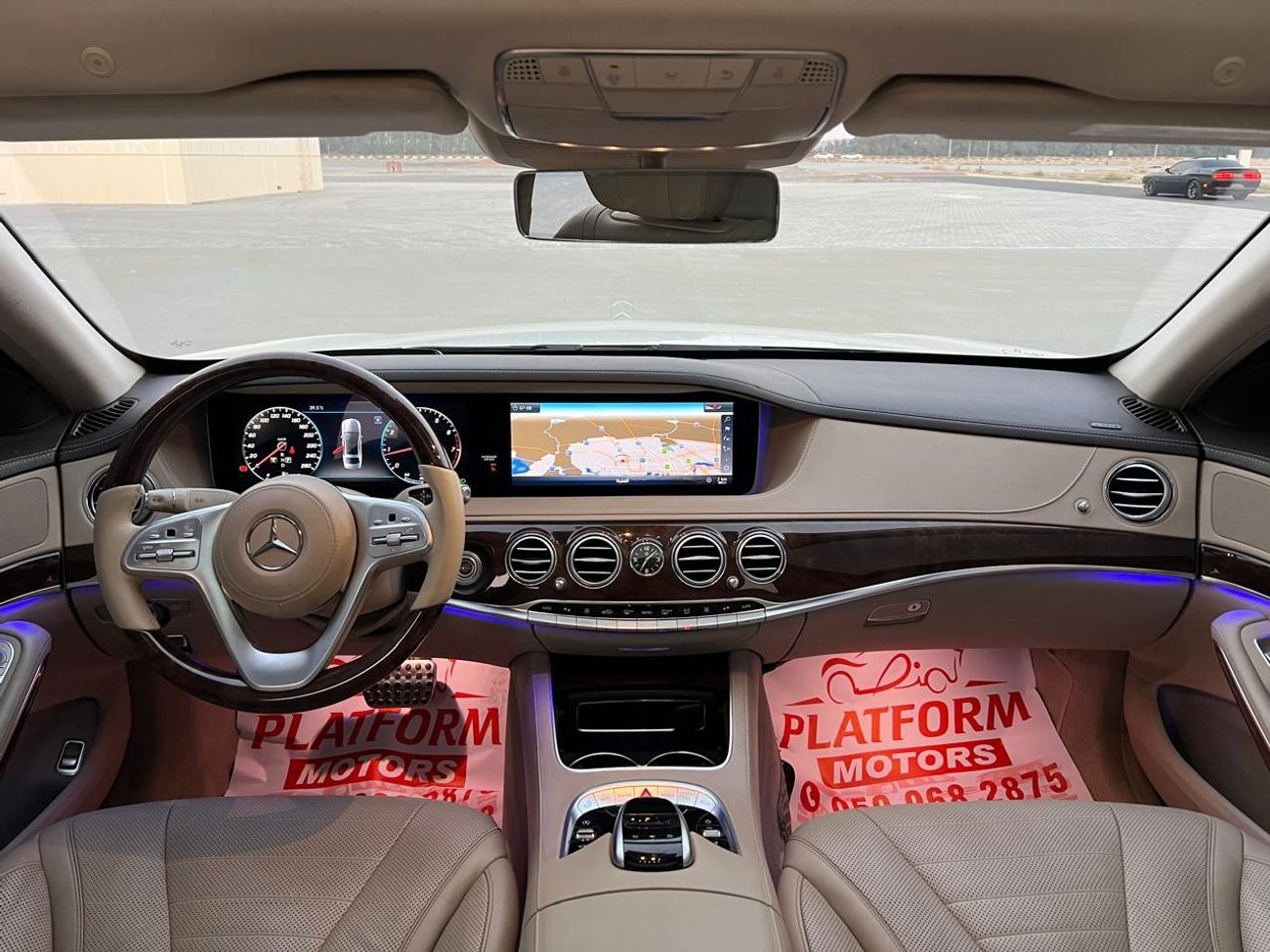 مرسيدس بنز S 450 مرسيدس بينز اس 450 موديل 2018 مواصفات خليجية صبغ وكالة بدون حوادث