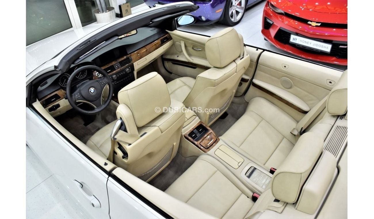 BMW 320i EXCELLENT DEAL for our BMW 320i Convertible ( 2008 Model ) in White Color GCC Specs