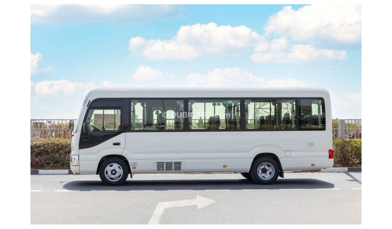 تويوتا كوستر 2023 Toyota Coaster 4.2L 23 Seats + 3 Point Seat Belt + Auto Pass. Door + Door Step Light