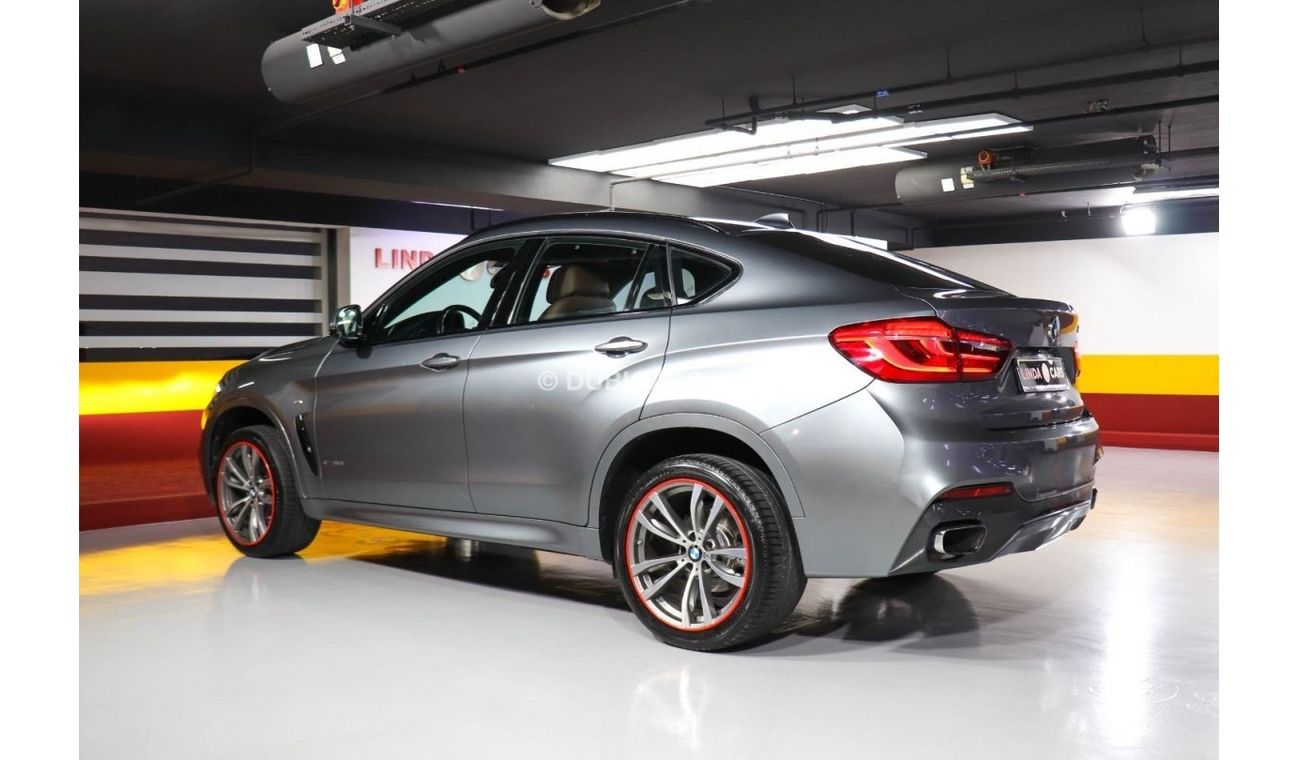 BMW X6 35i Exclusive RESERVED ||| BMW X6 X-Drive 35i M-Kit 2017 GCC under Agency Warranty with Flexible Dow