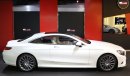 مرسيدس بنز S 500 كوبيه 4MATIC