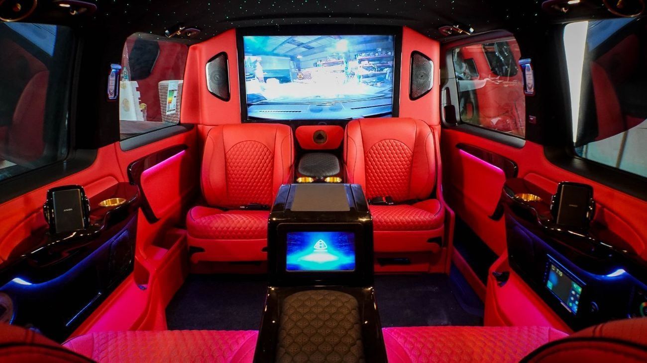 Mercedes-Benz V 300 2026 “LA CERISE” - Handcrafted by ROYAL CUSTOMS in Dubai (5 Year Warranty)