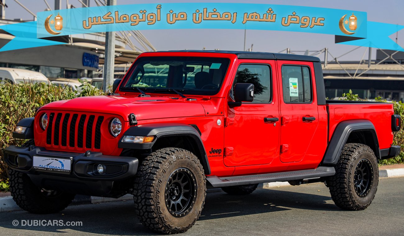 Jeep Gladiator 2020 Sport 4X4, 3.6L V6 GCC, 0km , W/ 3 Yrs or 60K km Warranty @ Trading Enterprises