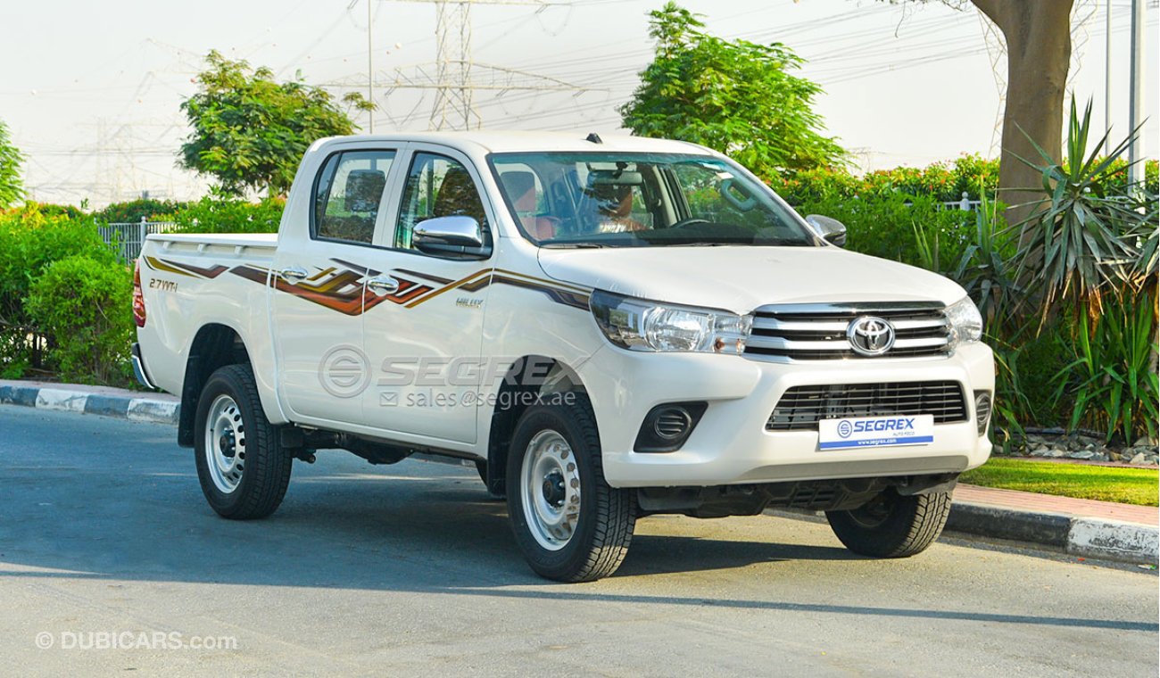 Toyota Hilux 2020YM 2.7L Petrol DC 4x4 6AT LOW. PWR WINDOWS.AC - Export out GCC