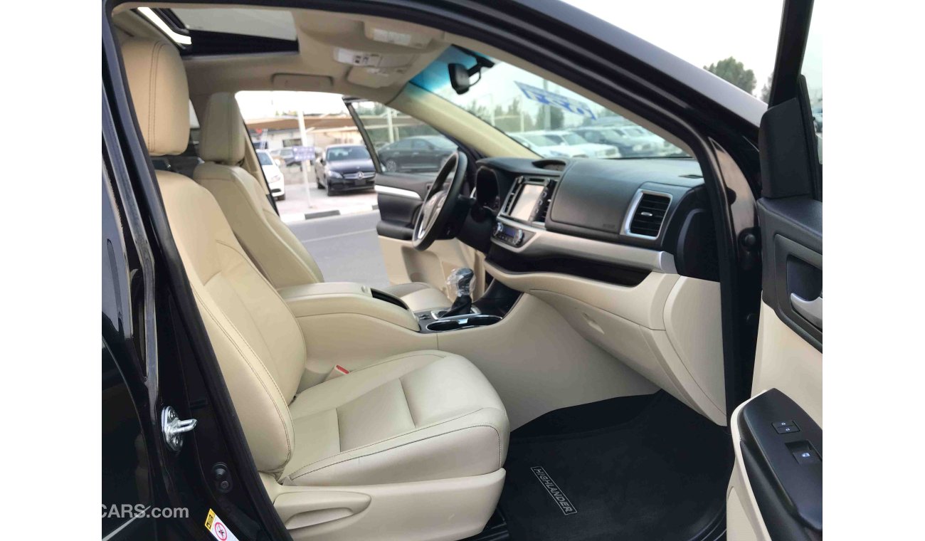 تويوتا هايلاندر FULL OPTIONS WITH LEATHER SEAT, PUSH START AND SUNROOF