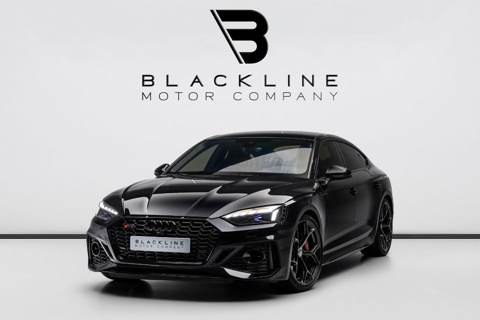 Audi RS5 BUY NOW, PAY 2027 | THE BLACKLINE STANDARD | 2029 Audi Warranty + Service Contract, GCC, Low KM 2024