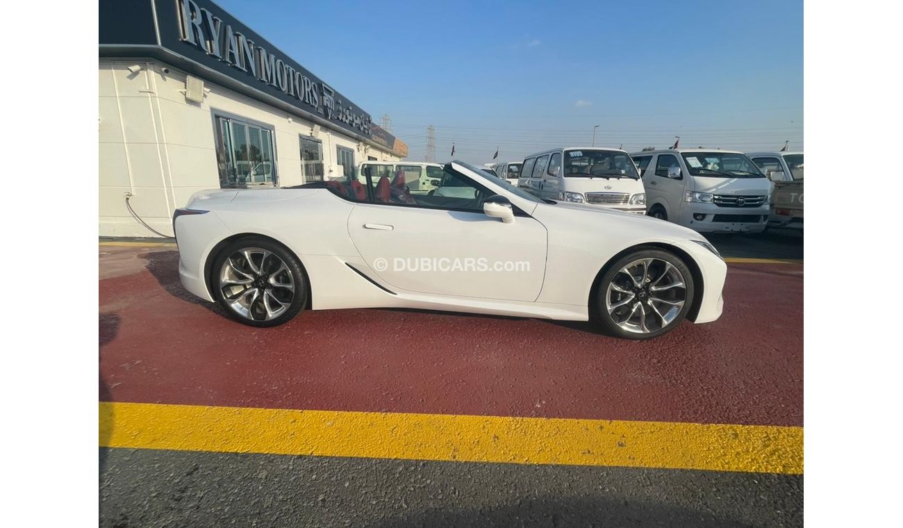 Lexus LC500 Lexus LC 500 5.0L, Convertible, RWD, Gasoline, White inside Red, Model 2021