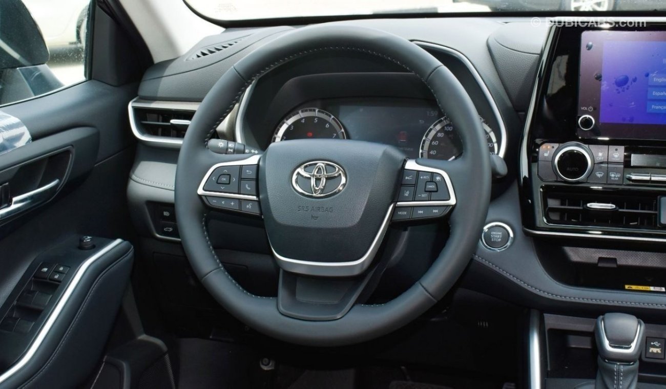 تويوتا هايلاندر Brand New Toyota Highlander XLE 2.4T Petrol | Black/Black | 2023 | For Export Only