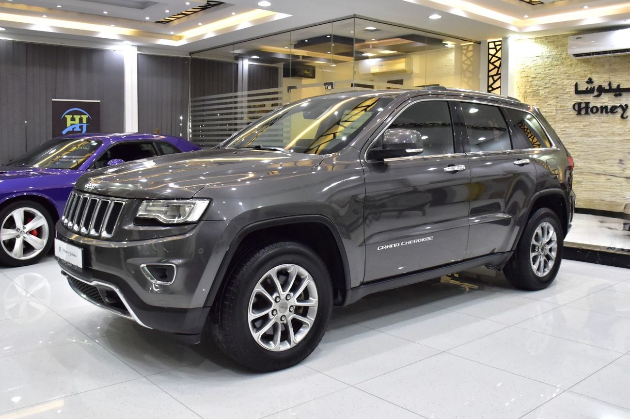 جيب جراند شيروكي LIMITED EXCELLENT DEAL for our Jeep Grand Cherokee Limited 4x4 ( 2015 Model ) in Grey Color GCC Specs