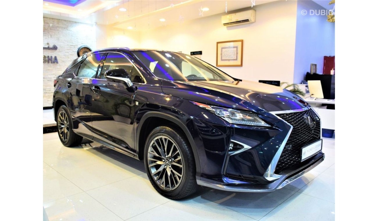 Lexus RX350 FULL SERVICE HISTORY, AGENCY WARRANTY! AMAZING Lexus RX 350 F-Sport 2017 Model!! in Dark Blue Color!