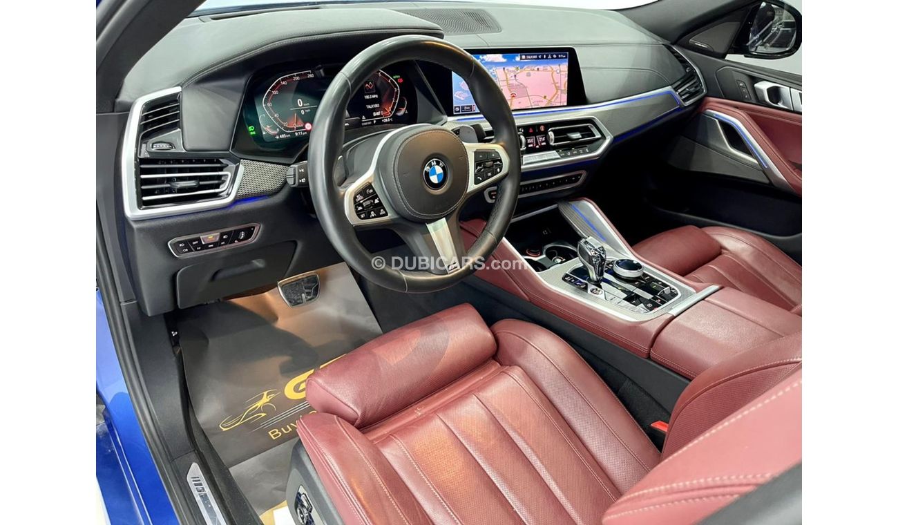 بي أم دبليو X6 40i M سبورت 2020 BMW X6 xDrive40i M-Sport, BMW Warranty 2025, BMW Service History 2025, Low KMs, GCC