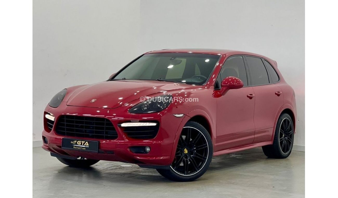 Porsche Cayenne 2013 Porsche  Cayenne GTS V8 Red Carmin, Service History, Just Been Serviced, GCC