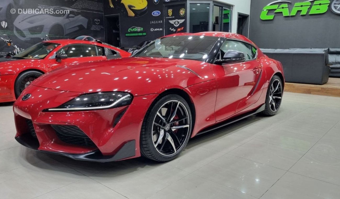 Toyota Supra GR TOYOTA SUPRA 2022 GCC UNDER AL FUTTAIM WARRANTY ONLY 13K KM FOR 219K AED