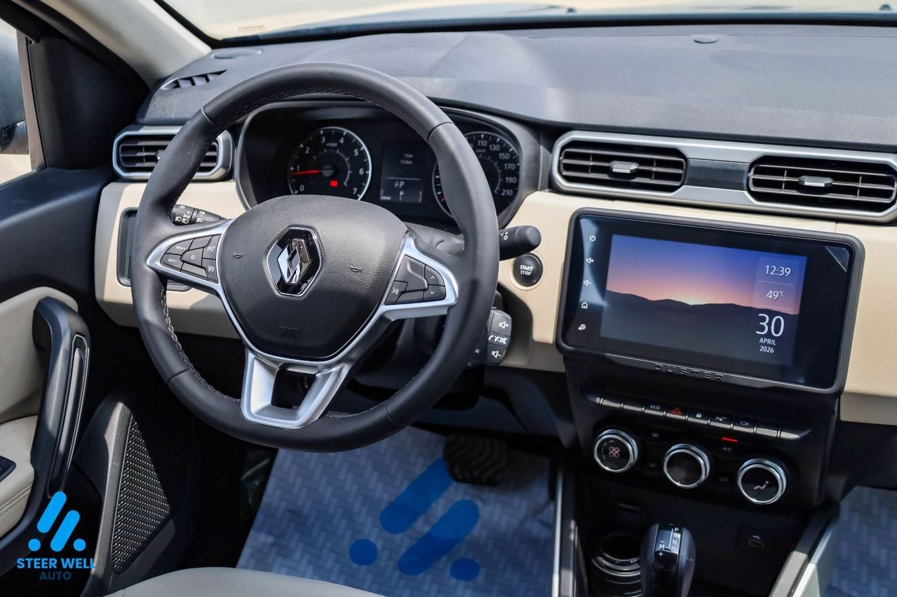 رينو داستر LE 1.6L 2025 | GCC Specs | CVT | 17” Alloys | 4 Airbags | 7” Screen | Apple CarPlay