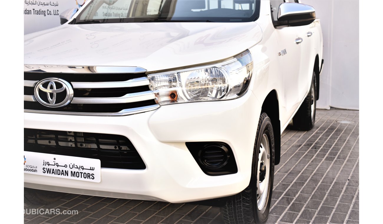 Toyota Hilux GL 2.7L AUTOMATIC DC 4WD 2017 GCC SPECS