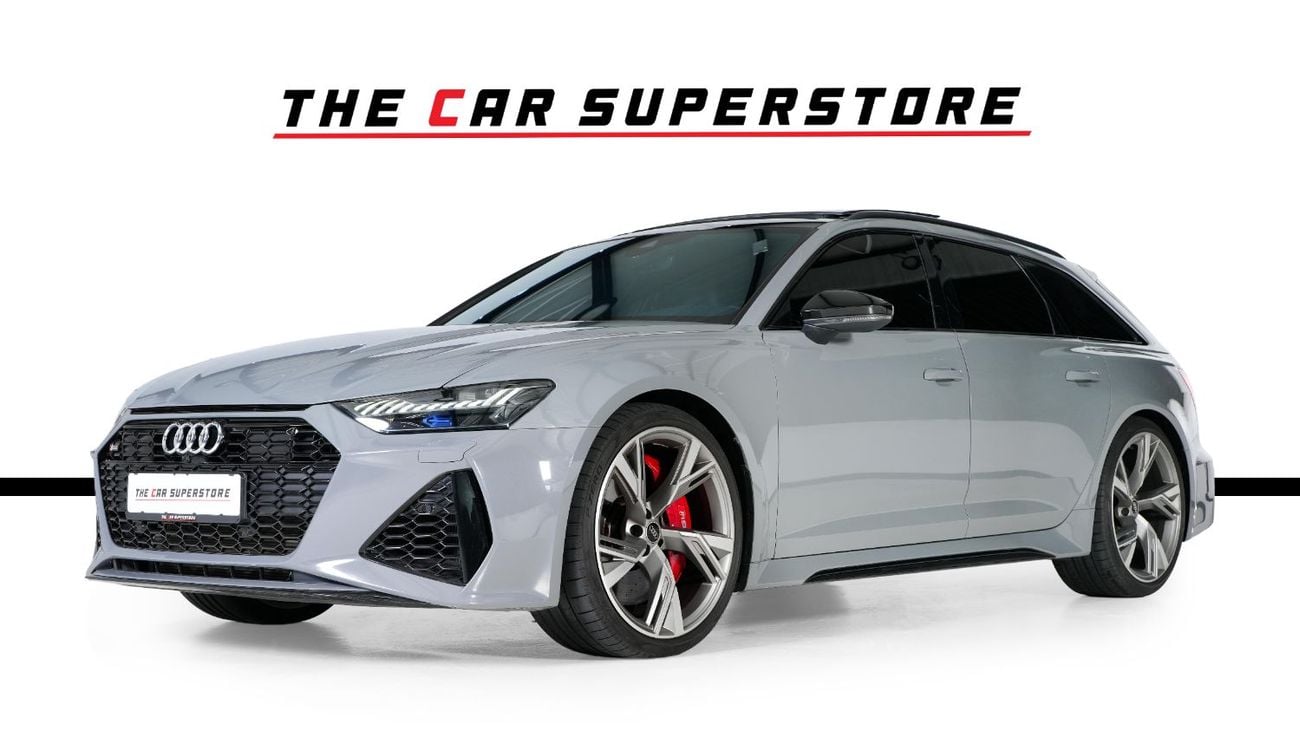 Audi RS6 STD Avant-22 Inch Silver Rims-Red Brake calipers-Premium Leather Interior