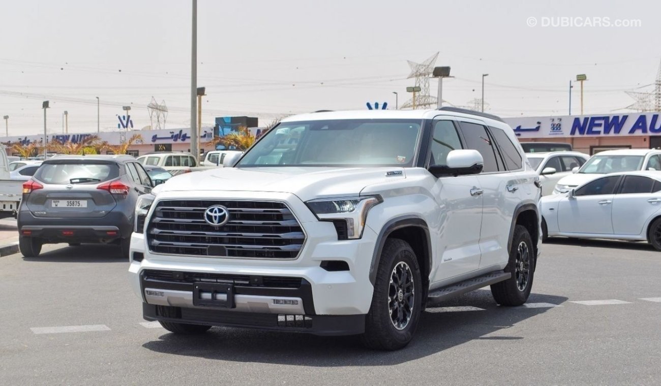 تويوتا سيكويا Brand New Toyota Sequoia Limited TRD OffRoad 3.5L | Petrol-Hybrid |White/Black | 2023 | For Export O