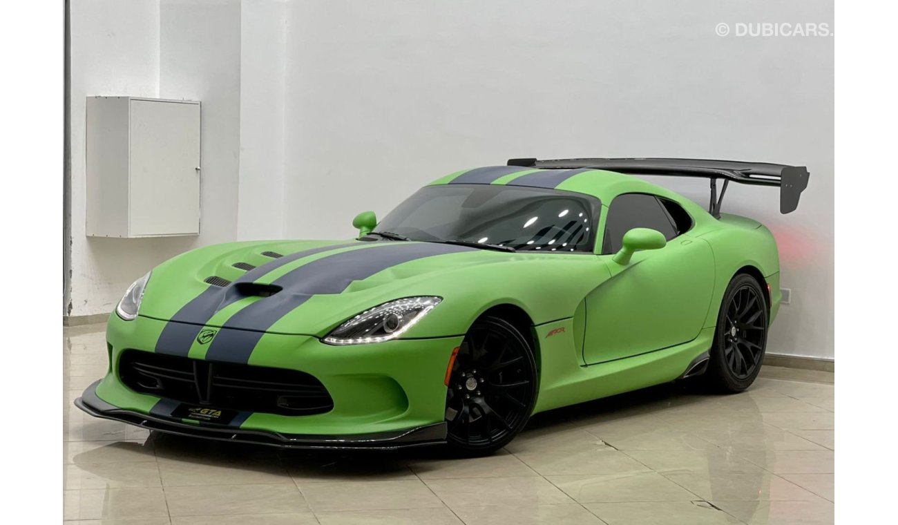 دودج فايبر 2016 Dodge Viper Srt10, Dodge Warranty-Service Contract-Service History, GCC