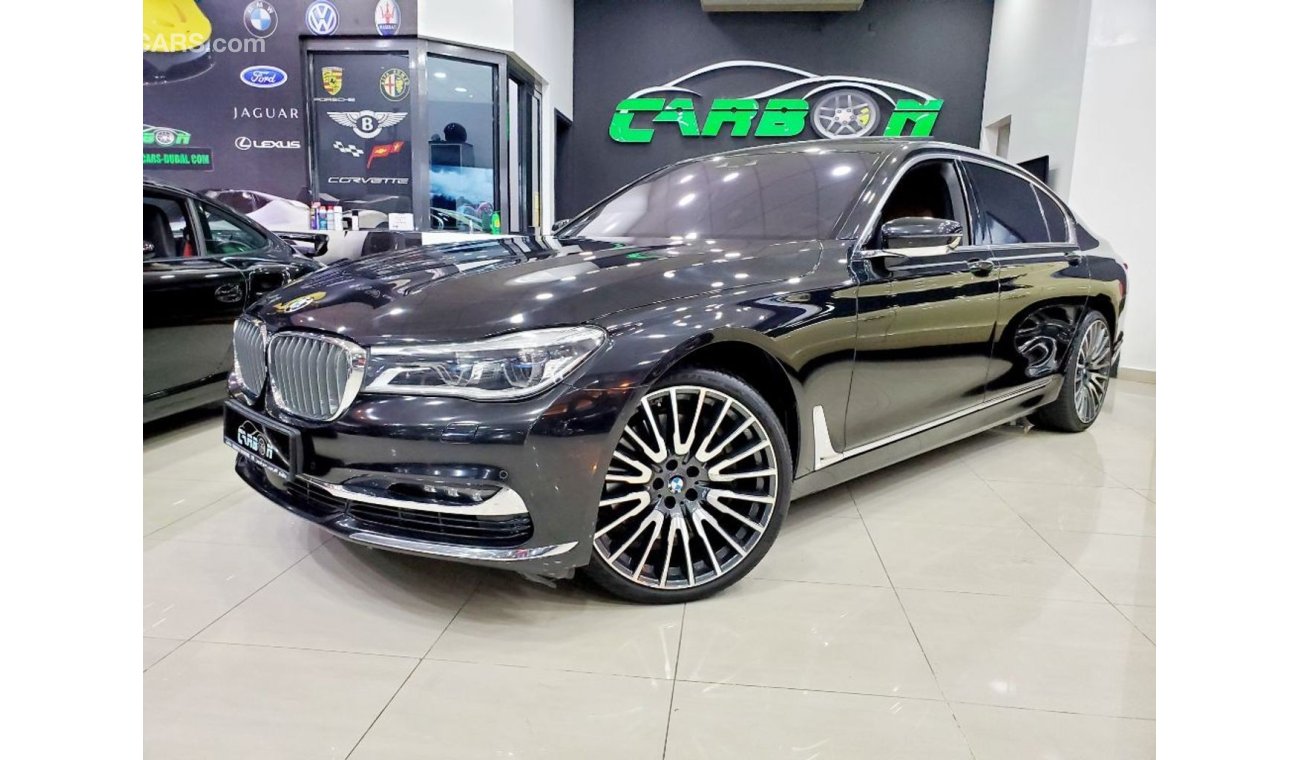 BMW 750Li Li - xDRIVE- 2017 - FULL OPTION - GCC - ONE YEAR WARRANTY - ( 2,960 AED PER MONTH )