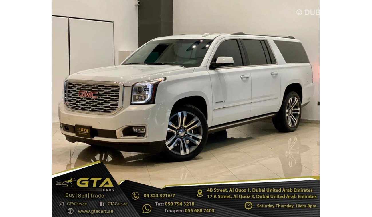 جي أم سي يوكون 2018 GMC Yukon XL Denali, GMC Full Service History, Warranty, GCC