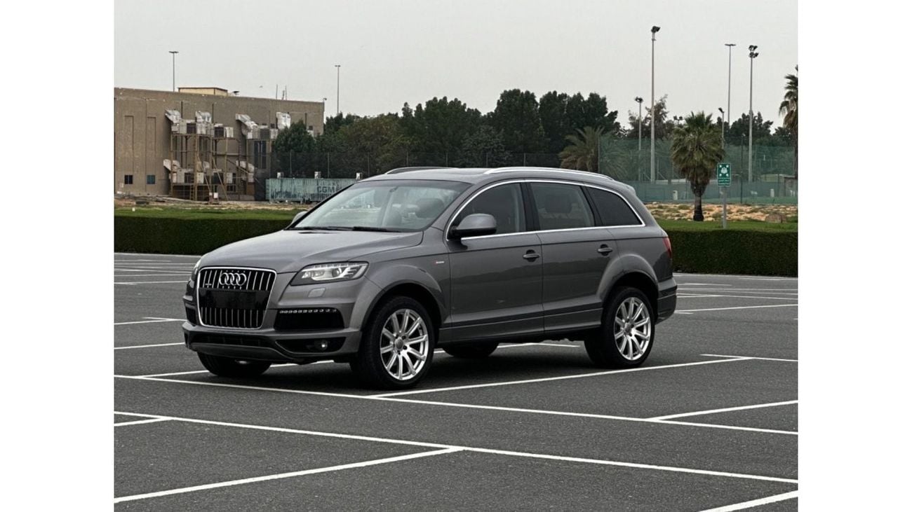 Audi Q7 FSI quattro S-Line MODEL 2014 GCC CAR PERFECT CONDITION INSIDE AND OUTSIDE