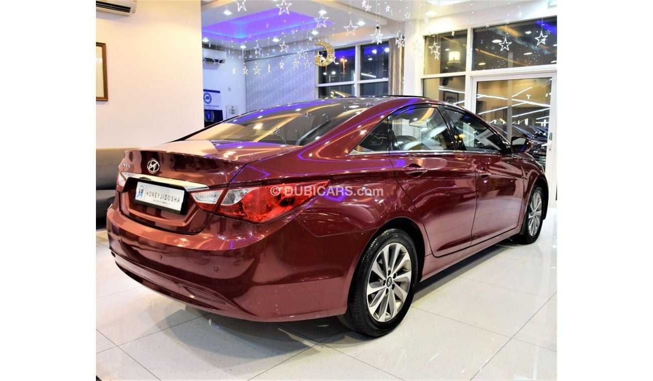 هيونداي سوناتا 2014 Model!! in Red Color! GCC Specs