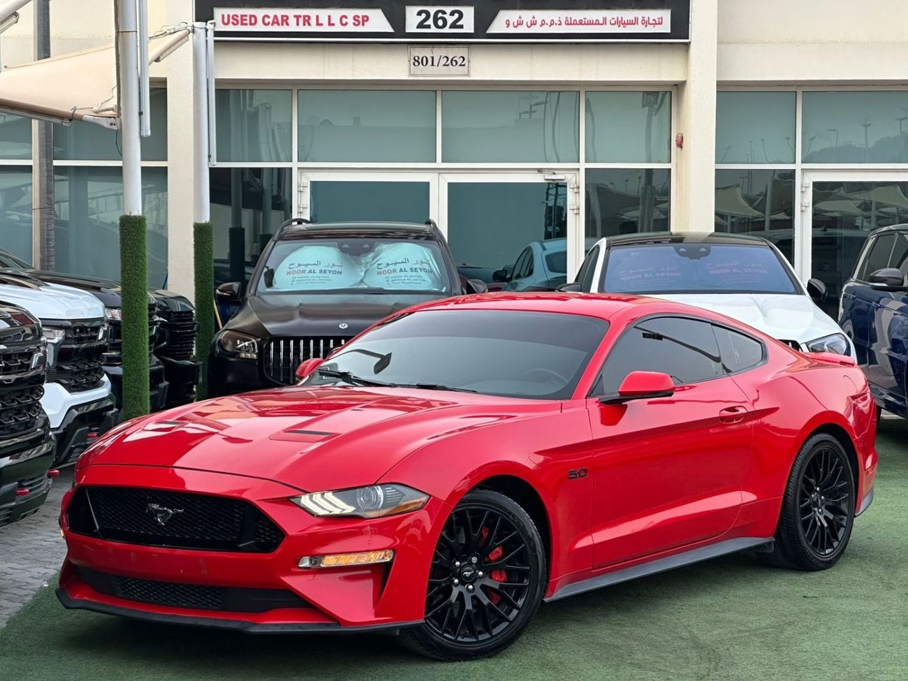 فورد موستانج ‎فورد موستنج GT 5.0 2018  ‎صبغ وكالة بحالة الوكالة ‎ممشى قليل ‎فل اوبشن