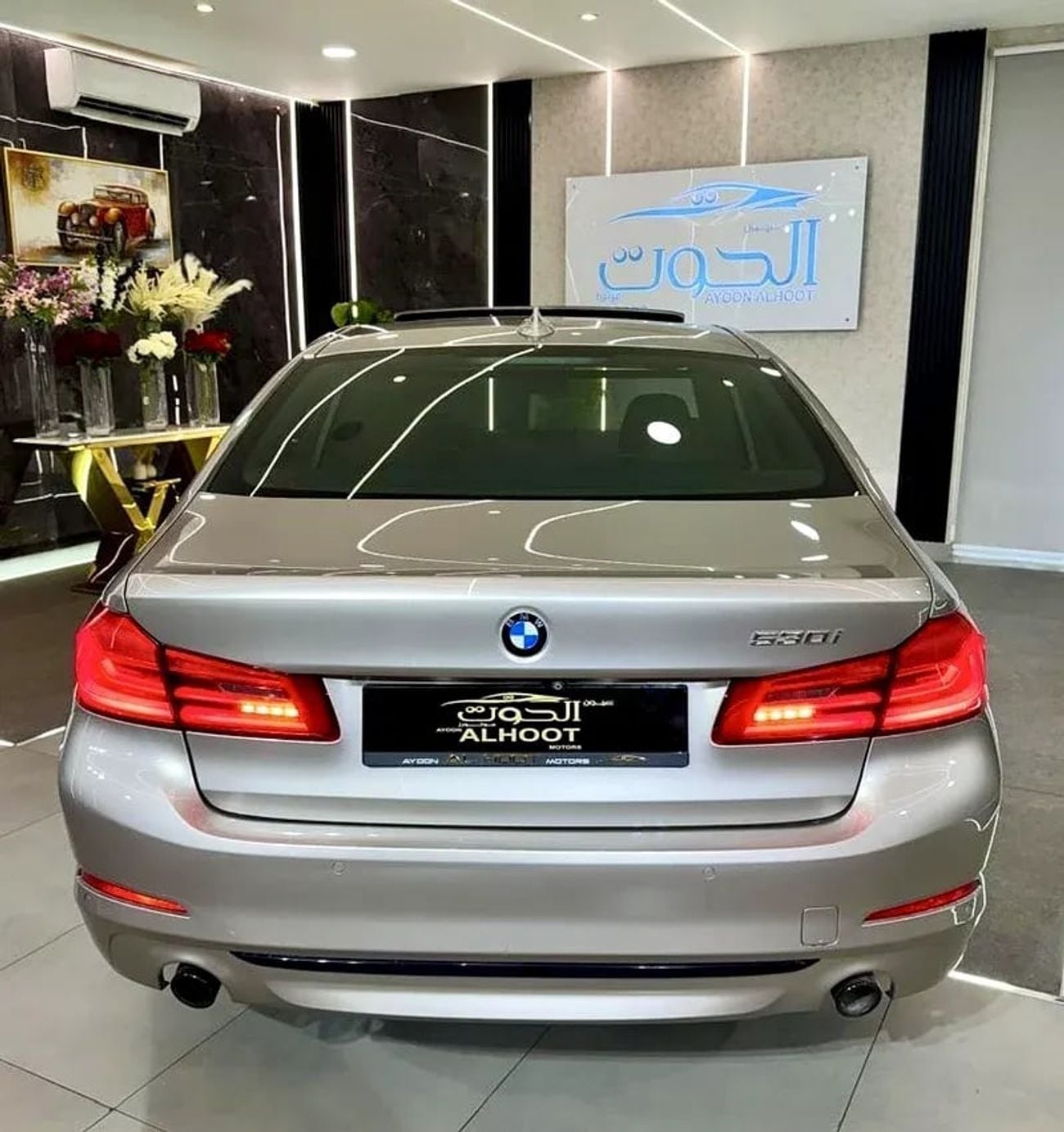 BMW 530i M Sport 2.0L LOVELY BMW 530i SPORT LINE || GCC || F.S.H at BMW || TOP RANGE || ACCIDENTS FREE