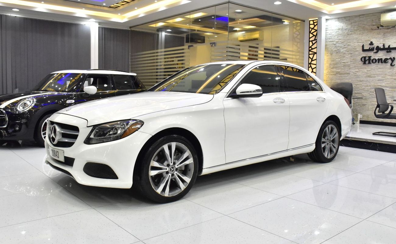 Mercedes-Benz C 300 EXCELLENT DEAL for our Mercedes Benz C300 4Matic ( 2018 Model ) in White Color American Specs