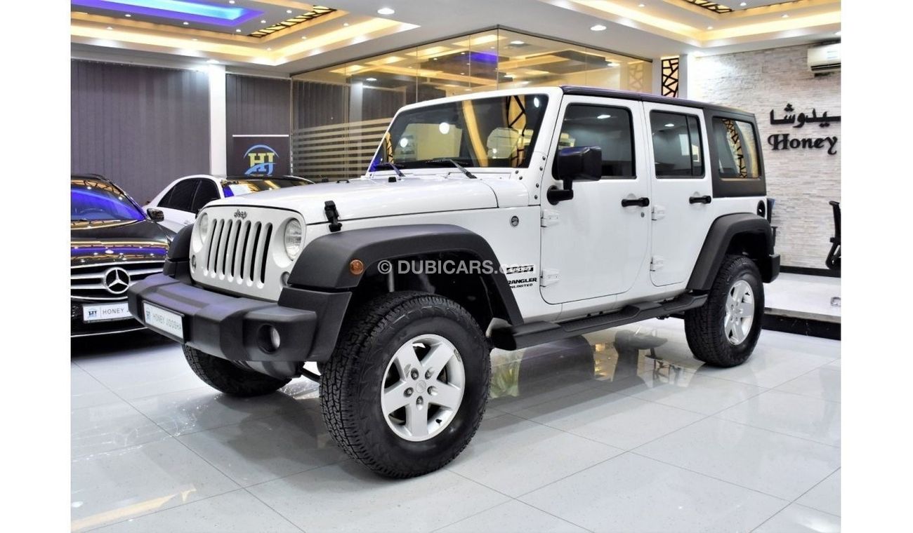 Jeep Wrangler EXCELLENT DEAL for our Jeep Wrangler Unlimited Sport ( 2016 Model ) in White Color GCC Specs