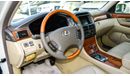 لكزس LS 430 لكزس LS430 وارد 1/2 موديل 2006 لون أبيض فتحه جلد رنجات خشب مرايا كهرباء كرسي كهرباء رنجات مثبت سرعة