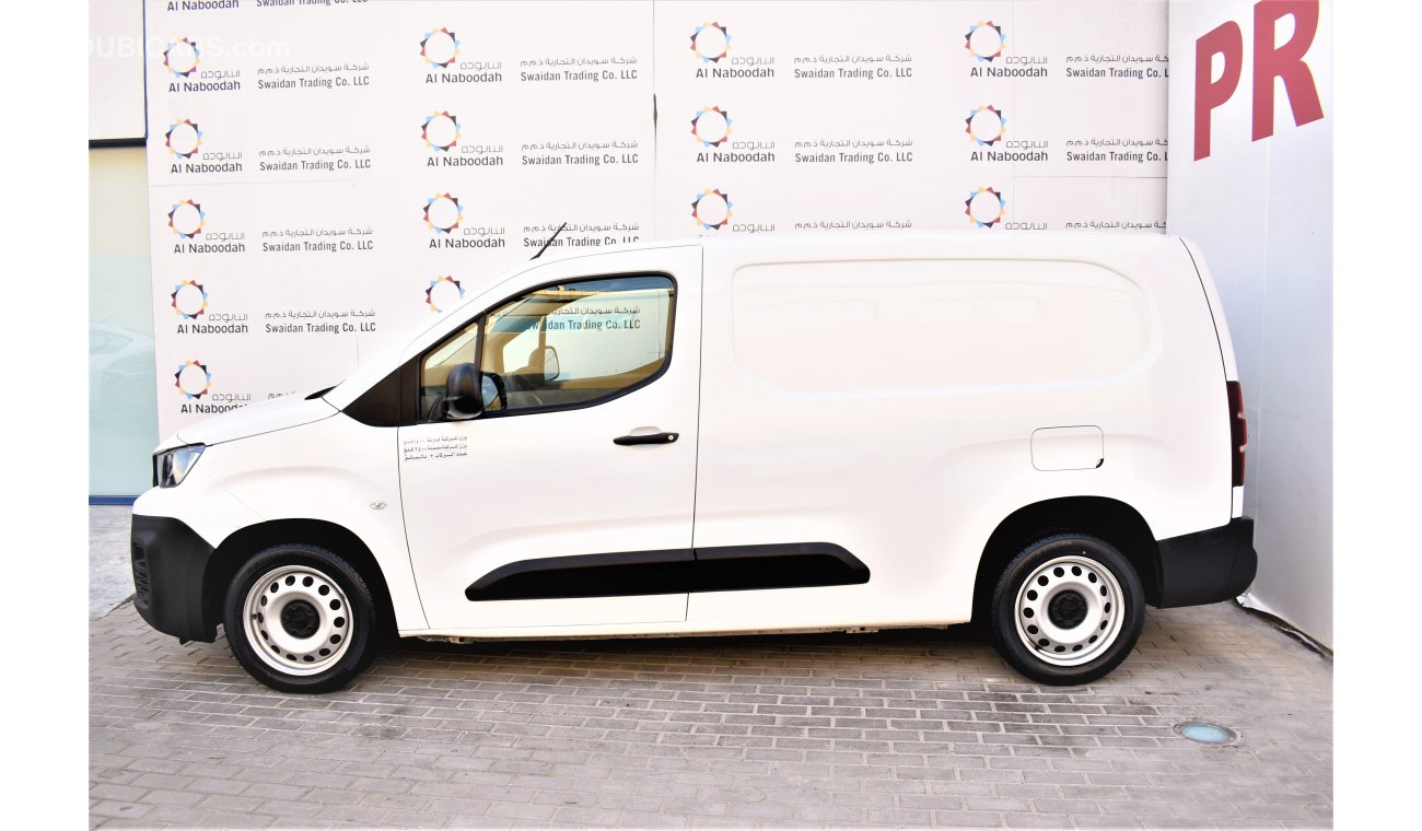 Peugeot Partner AED 939 PM | 1.6L K9 MAN VAN LONG BODY GCC WARRANTY