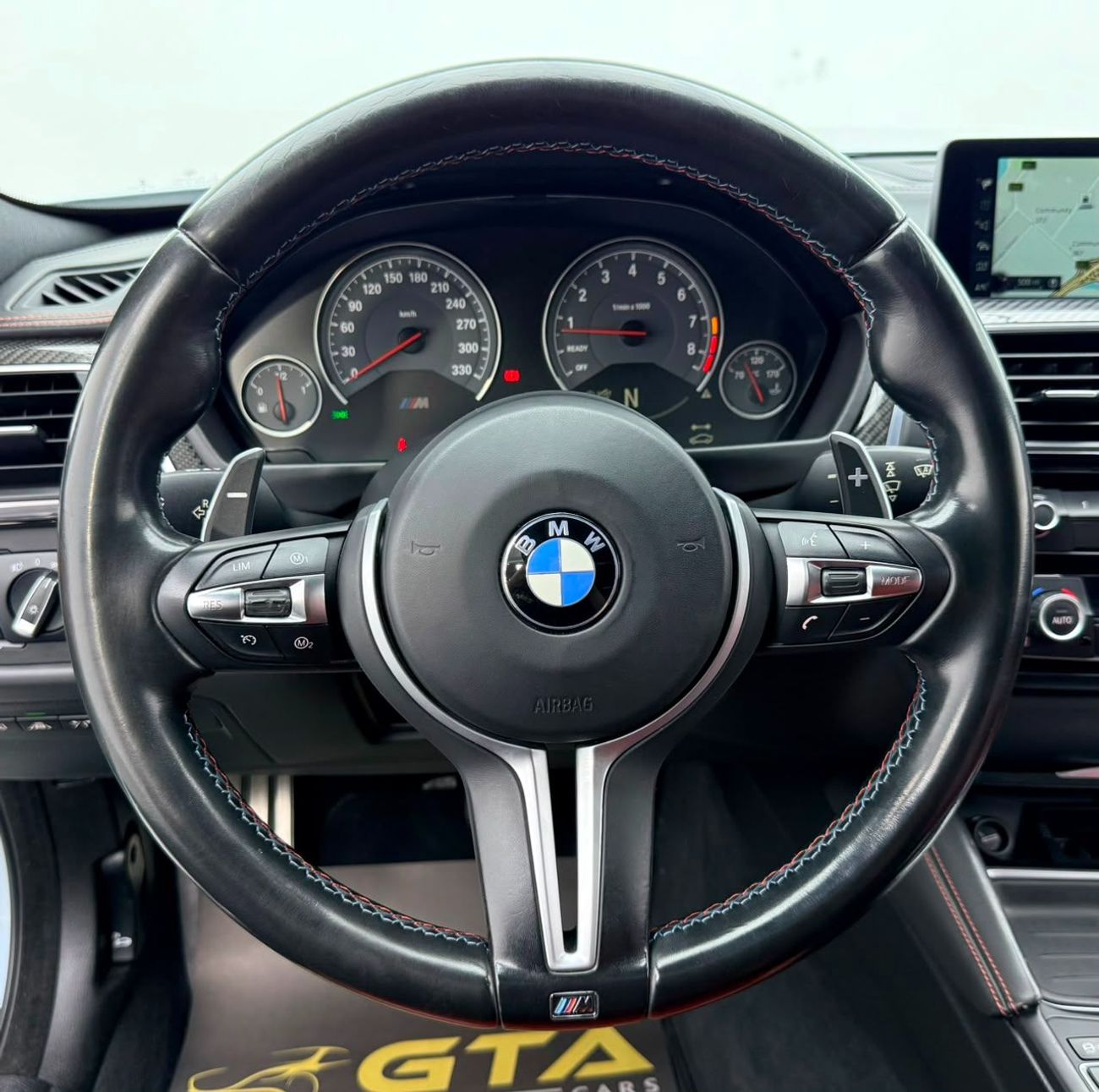 BMW M4 STD 2017 BMW M4 Competition Coupe, Full BMW Service History, Carbon Fiber Package, Fully Loaded, GCC