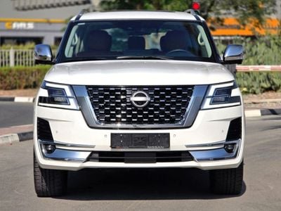 Nissan Patrol LE Platinum 5.6L 2022 GCC SINGLE OWNER WITH AGENCY SERVICE HISTORY IN MINT CONDITION