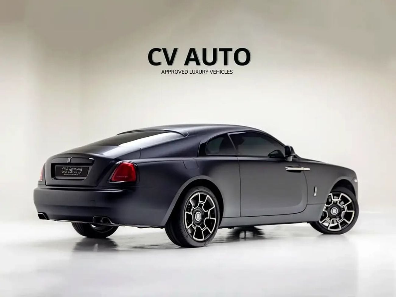 Rolls Royce Wraith Black Badge | GCC Spec | Matte Black | 624 HP V12