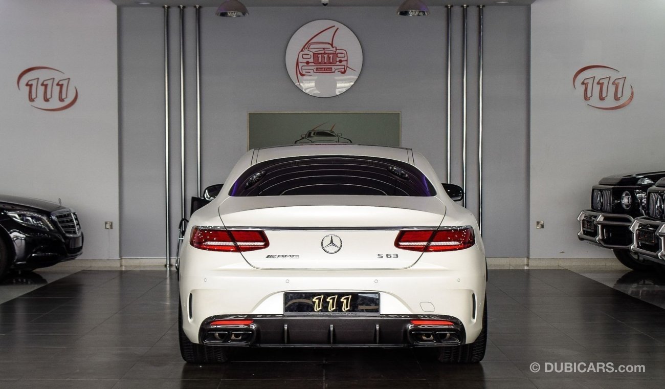 مرسيدس بنز S 63 AMG كوبيه BITURBO 4MATIC+ / European Specifications