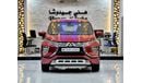 Mitsubishi Xpander EXCELLENT DEAL for our Mitsubishi Xpander 1.5L ( 2021 Model ) in Red Color GCC Specs