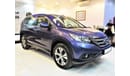 هوندا سي آر في AMAZING Honda CRV AWD 2013 Model!! in Blue Color! GCC Specs