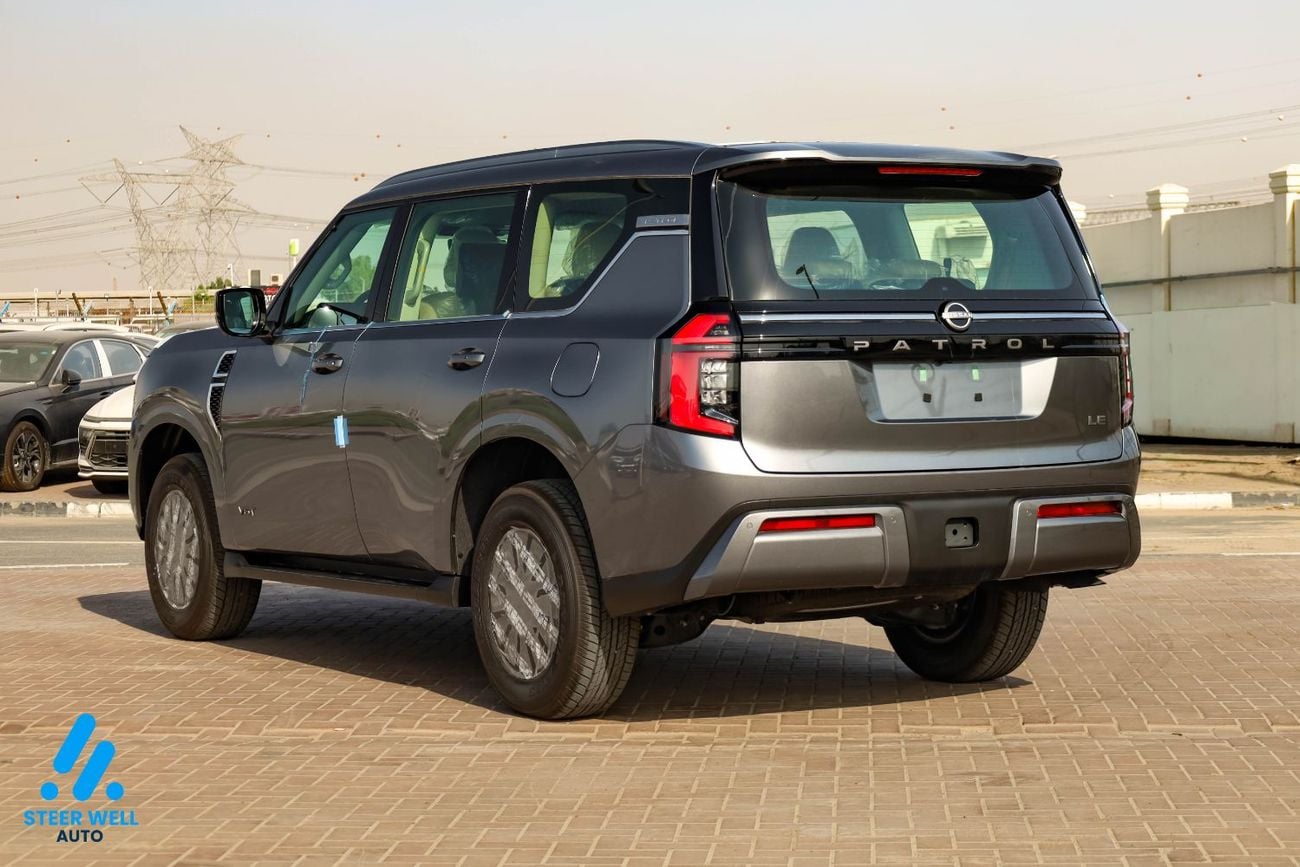 Nissan Patrol LE T2 3.5L V6 AWD 9AT 2026 | 8-Seater | Power Tailgate | 18” Alloy Wheels | Full Safety