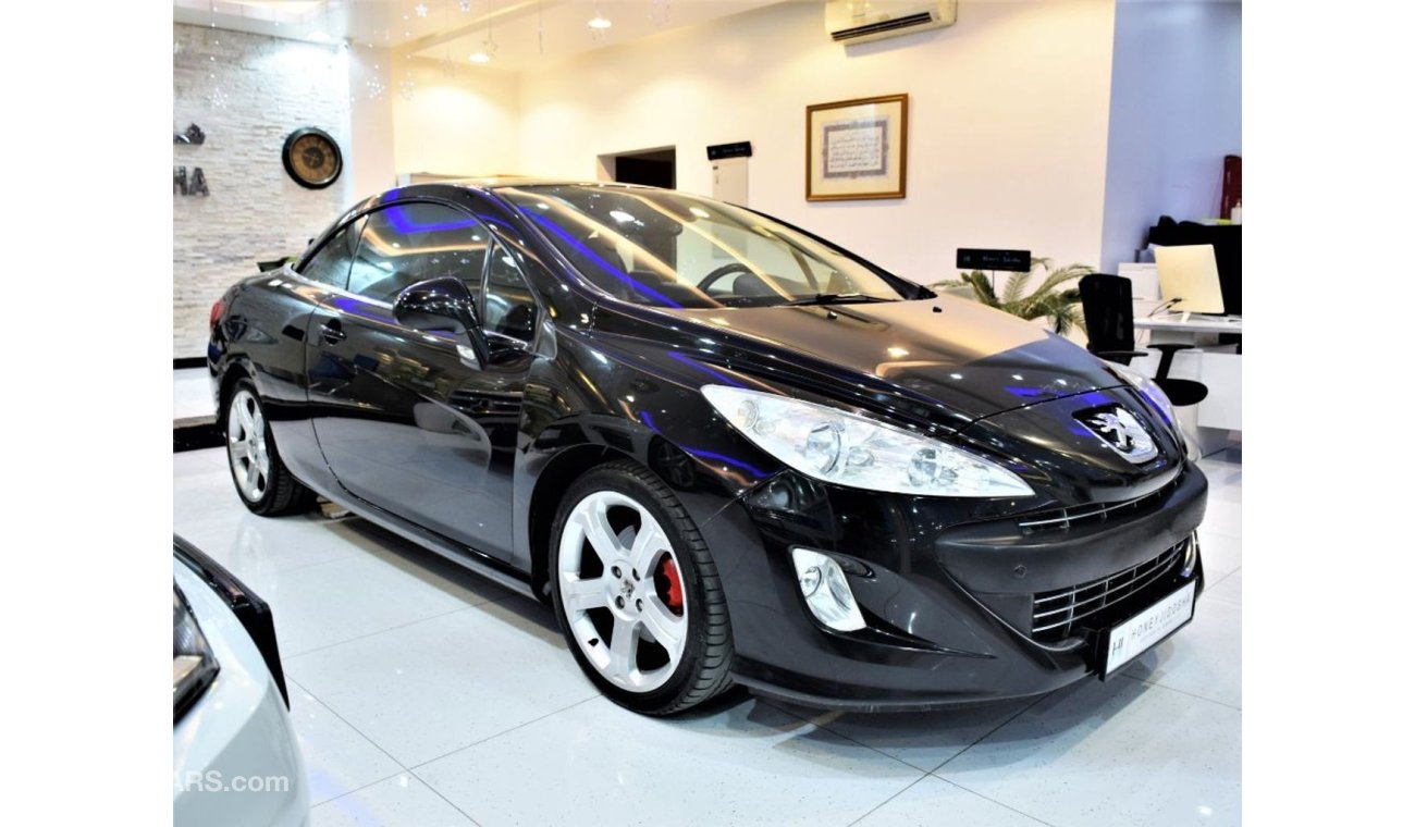 بيجو 308 CONVERTIBLE Peugeot 308 TURBO CC 2011 Model!! in Black Color! GCC Specs