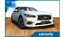 إنفينيتي Q50 //HUGE SAVINGS //AGENCY CAR + WARRANTY// 2019 BRAND NEW Q50 //Luxe 2.0L 4Cyl 208hp