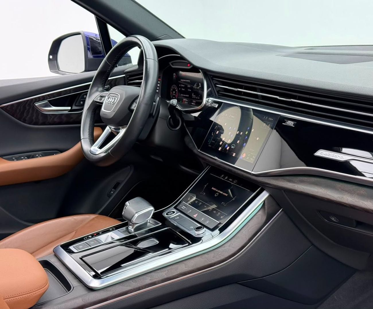 أودي Q7 55 TFSI S-LINE LUXURY 55 TFSI quattro S-Line 3.0L 2021 Audi Q7 55 TFSI S-Line, Warranty, Full Audi S