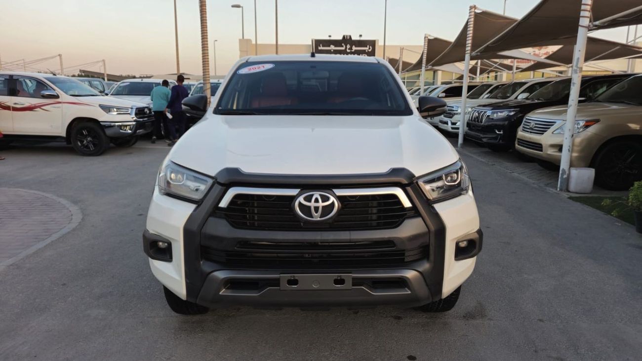 تويوتا هيلوكس DC TRD 4.0L 4WD Toyota Hilux Adventure 2021 6 cylinder engine 4.0 full option clean car without acci