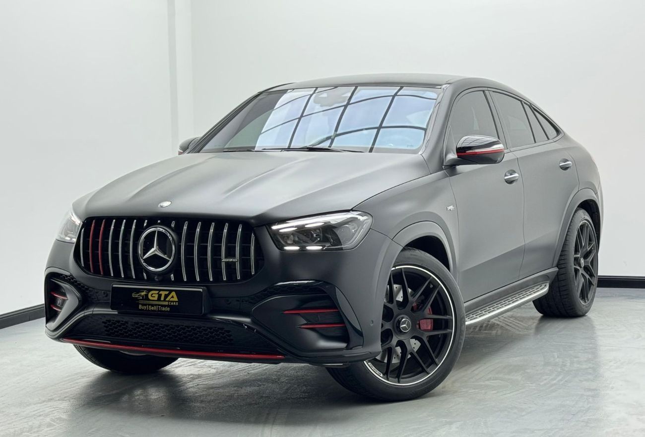 مرسيدس بنز GLE 53 AMG كوبيه 2024 Mercedes-AMG GLE 53 4MATIC+, Night Pack, Fully Loaded, 2029 Agency Warranty+ Service Contract,