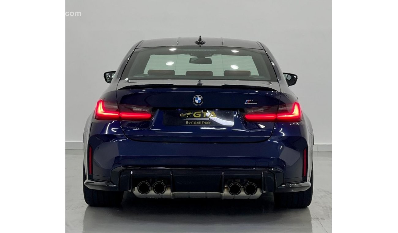 بي أم دبليو M3 2022 BMW M3 Competition, May 2025 BMW AGMC Warranty, Stunning condition, Low Kms, European Spec