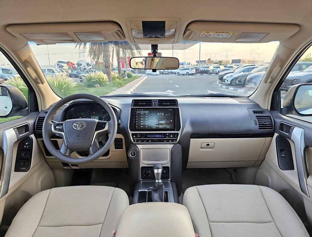 Toyota Prado GXR V6/ LOW MILEAGE/  LEATHER/ DVD CAMERA/  SPARE UP/ 1670 MONTHLY / LOT#85514