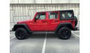 Jeep Wrangler 3.6L | UNLIMITED WILLYS|  GCC | EXCELLENT CONDITION | FREE 2 YEAR WARRANTY | FREE REGISTRATION | 1 Y